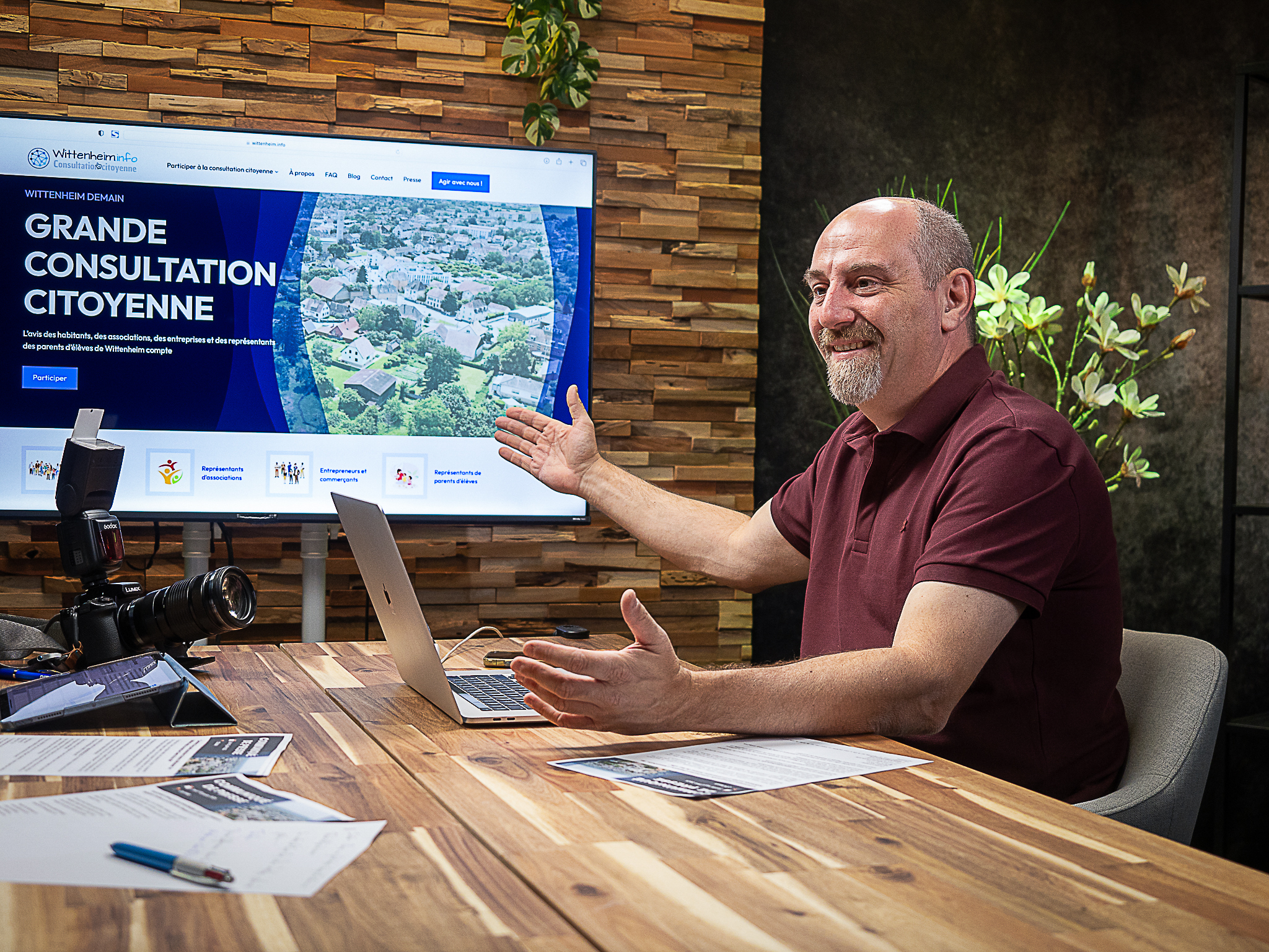 Mathieu Nico mènera la liste citoyenne Wittenheim Demain lors des élections municipales à Wittenheim en 2026.